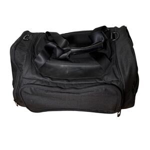Nike Men's Black Solid Double Handle Duffel Sport Travel Bag One Size
